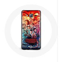 Manicase Hoesje voor Samsung Galaxy A3 Stranger Things Teaser Seizoen 4 Poster Karakters Art
