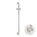 Saniclass Brauer 5514 glijstang 68.5cm met wandaansluitbocht inbouw gepolijst chroom