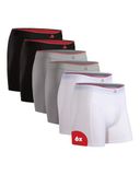 DANISH ENDURANCE Bamboe Boxershorts - Heren - 6 paar - S