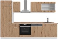 Vicco R-Line Complete keukeneenheid – 300 cm, WB Eik Artisanaal eiken/wit
