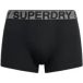 Superdry BOXER TRIPLE PACK Heren Onderbroek - Raven Black Marl