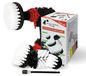 Brosse de perceuse Brosse de perceuse set - 5 delen - Extra zacht - Wit - Verlengstuk 15 cm