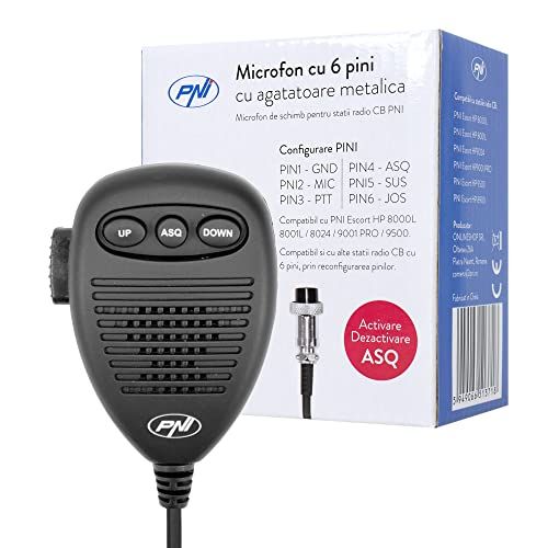 6-pins PNI 6-pins microfoon met metalen onderdeel voor CB-radio PNI Escort HP 8000/8001/8024/9000/9001 / 8000L / 8001L