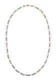 NAEMI Halsketting Koper Goud Rose Zilver 60 cm