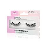 Wimpers CRZEX Crystal Beauty Soft Touch wimpers op een band, zwart