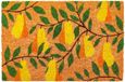Merkloos Relaxdays Deurmat kokos - peren - 60x40 cm - antislip