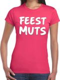 Bellatio Decorations Feestmuts Roze Dames T-shirt M