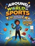 Around Sports Adventure Activity Book for Kids Ages 8-12: Around The World Of Sports In 100+ Logic Games, Puzzles, and Design Challenges