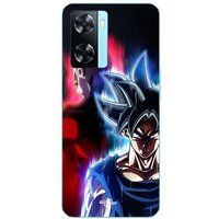 Maniacase Hoesje Oppo A57s 4G Dragon ball z super front zwart