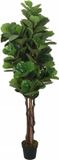 vidaXL Kunstplant Vijgenboom - 150 cm - Groen