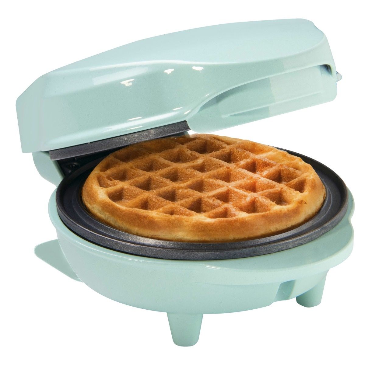 Bestron AMW500M Mini Wafelijzer - 1 Wafel - 550W - Mintgroen
