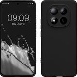 kwmobile telefoonhoesje geschikt voor Xiaomi Redmi Note 15 4G / 5G / Poco M8 5G - Hoesje voor smartphone - Precisie camera uitsnede - In mat zwart