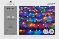 Anna's Collection Cluster Ivy Led - Kerstverlichting - 12 m Multi-Color 500 led 4m Aanloopsnoer