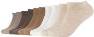 s.Oliver 10-Pack Sneakersokken Nature Melange Katoen Unisex Maat 39-42