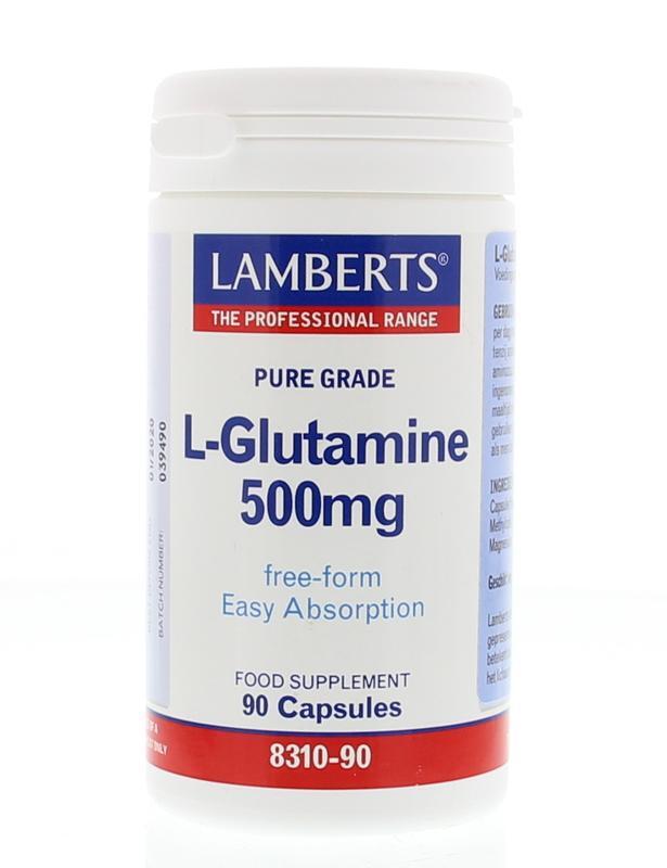 Lamberts L Glutamine 500 mg 90 VC