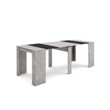 Skraut Home | Uitschuifbare Consoletafel | Console table | 220 | Voor 10 personen | Tafel | Moderne stijl | Cement