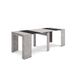 Skraut Home | Uitschuifbare Consoletafel | Console table | 220 | Voor 10 personen | Tafel | Moderne stijl | Cement