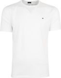 Tommy Hilfiger dames organic flag logo o-hals shirt wit - M