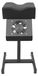 Tabouret de pédicure - Chaise de manucure avec repose-pieds - Ventilateur de nettoyage avec sac à poussière - 2600 tours par minute - 220 V - Capacité de charge 10 kg - Noir