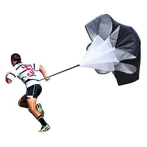 KAIAIWLUO Running Parachute, 56 Inch Speed Parachute - Speed Training Parachute with Adjustable Strap