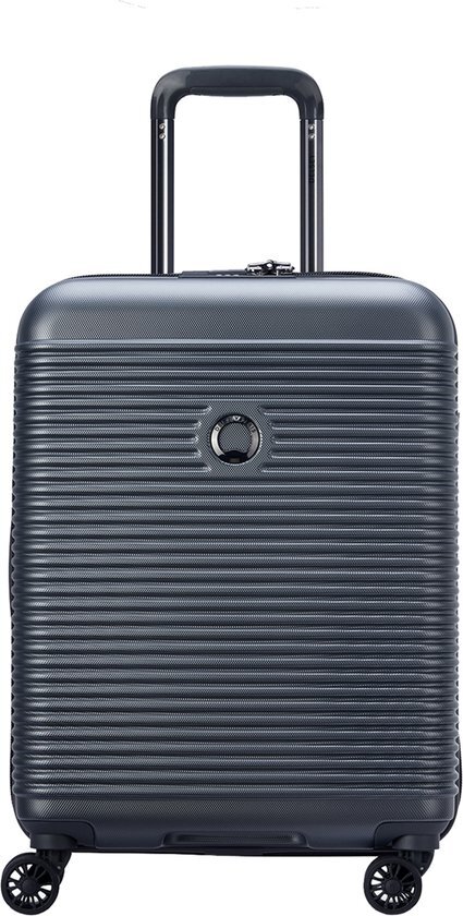 Delsey Handbagage harde koffer / Trolley / Reiskoffer - Freestyle - 55 cm - Grijs