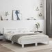 Maison Exclusive Cadre photo mural exclusif avec éclairage LED intégré, blanc, dimensions 152 x 203 cm, fabriqué en bois composite