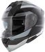 MT Genesis SV systeemhelm Raccoon glans zwart grijs S