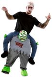 Witbaard Carry Me Zombie Heren Verkleedpak Grijs/groen M/L