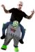 Witbaard Carry Me Zombie Heren Verkleedpak Grijs/groen M/L