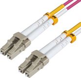 Microconnect FIB440402.5P InfiniBand en Glasvezelkabel 2,5 m LC Roze