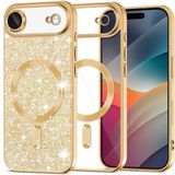 Techsuit Luxury Glitter MagSafe Hoesje voor Apple iPhone Air - Goud