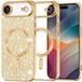 Techsuit Luxury Glitter MagSafe Hoesje voor Apple iPhone Air - Goud