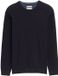 Tom Tailor - Gebreide trui van katoen - Maat S - Knitted Navy Melange
