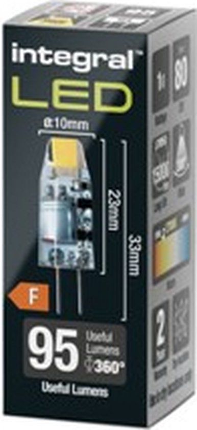 Integral® Mini LED Lamp G4 1.1W 2700K 12V - Extra Warm Wit