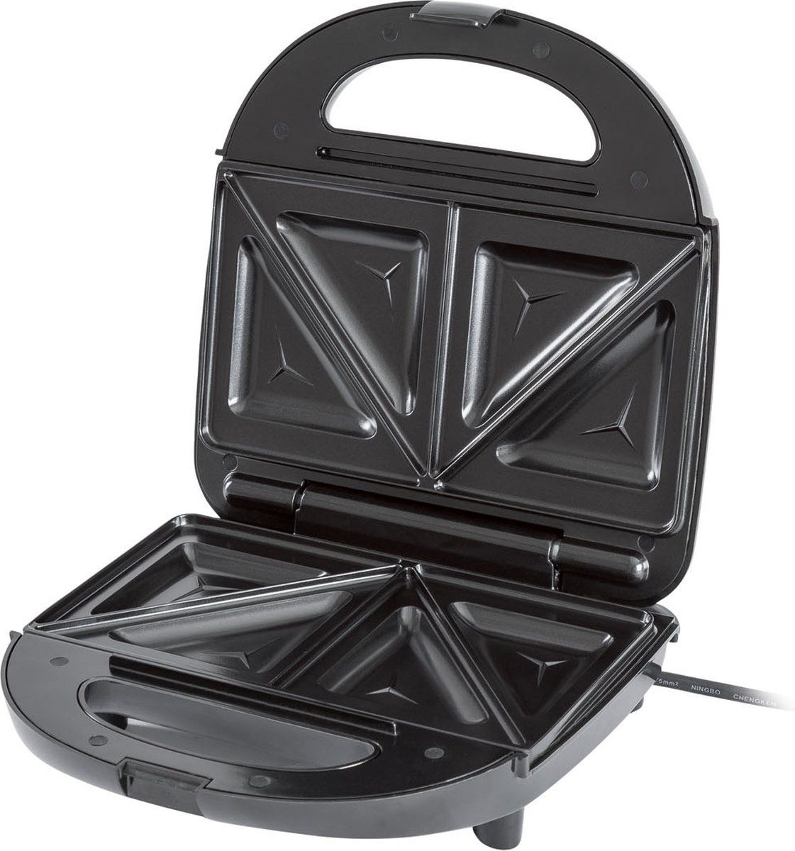 Silvercrest Tosti IJzer - Sandwich toaster - 700 W - Zwart