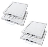 Aerauliqa Filtre WTW pour appareil Aerauliqa QR280, type F7+M5, lot de 4, dimensions : 250 x 183 x 21 mm