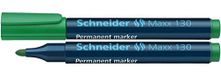 Schneider 130 Permanente Marker Bullet - Groen (Pack van 10)