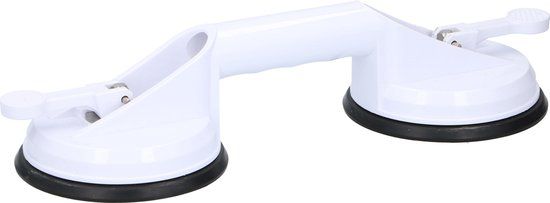 Vivamore Handgreep voor Evenwicht - 33cm - Met Zuignappen - Wit/Zwart