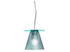 Kartell Light-Air Suspension Light Air Sculped bleu clair