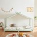 en.casa Kinderbed Brome huisbed 90x200 cm mint