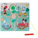 Woomax Jeu de perles Labyrinthe magnétique Disney