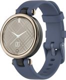 Strap-it Garmin Lily siliconen bandje - blauwgrijs