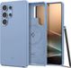 Spigen Silicone Fit MagFit - Hoesje Geschikt voor Samsung Galaxy S25 Ultra - Back Cover Compatibel met MagSafe / Qi2 - Blauw