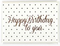 Dailylike Wenskaart "Happy Birthday to You", 130 x 95 mm.
