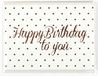 Dailylike Wenskaart "Happy Birthday to You", 130 x 95 mm.