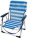 Aktive Vouwbare Stoel 55 x 35 x 72 cm Wit Marineblauw