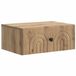 vidaXL Muurbevestigde Nachttafel Artisanaal eiken 49 x 34,5 x 20 cm