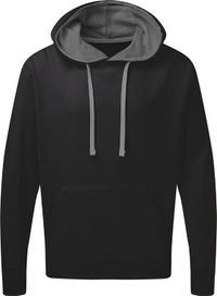 Roly Sweat à capuche Contrast Heren SG Collectie Zwart/Grijs Maat 5XL