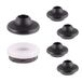 WAGNER QuickClick® Viltglijders Stoelglijders I set van 4 om vast te klikken I 4x voet+4x glij-inzet verwisselbaar - wolvilt ULTRASOFT Ø 30 voor Vitra stoelen DSR DAR DKR - Made in DE - 16780000