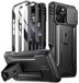 Poetic Revolution Hoes voor iPhone 16 Pro Max 6,9 inch, [schuifcamera-afdekking], robuuste, schokbestendige volledige hoes in militaire kwaliteit met standaard en geïntegreerde displaybescherming